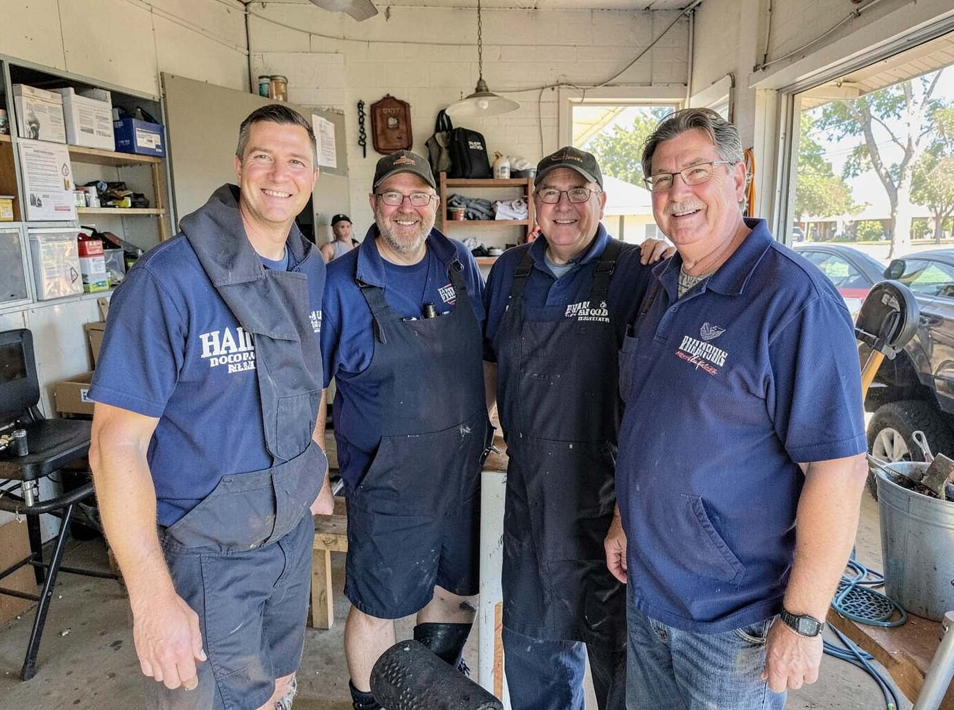 The San Antonio Hail Roof Shield team at work in san antonio 