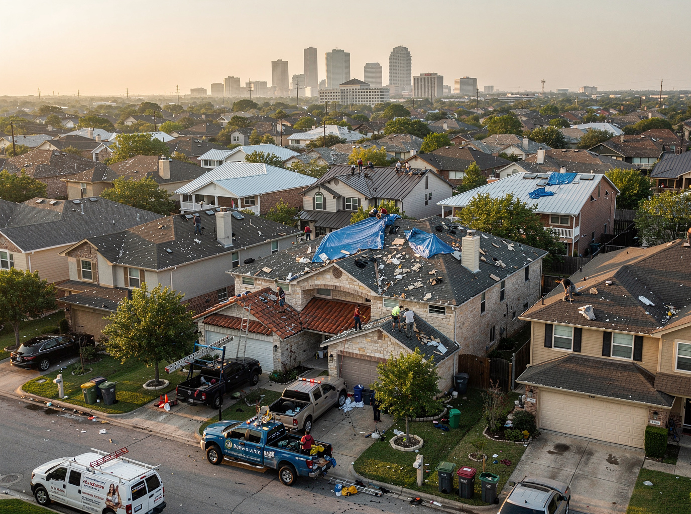 Hail Damage Roof Repair in Converse TX