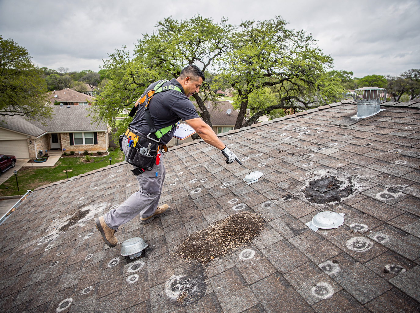 Hail Damage Roof Repair in Universal City TX